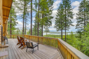 Hand-Crafted Cabin with Whitefish Lake Views! Whitefish